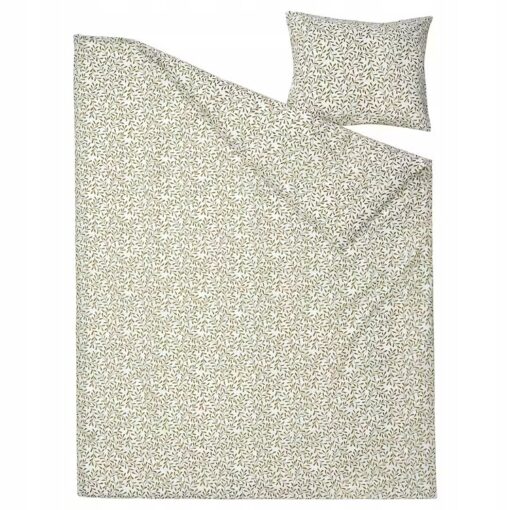 IKEA SORGMANTEL KOMPLET POŚCIELI W LIŚCIE 150x200 - obrazek 2
