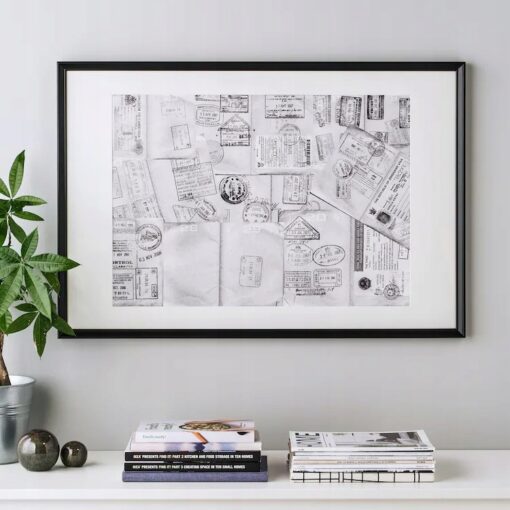 IKEA KNOPPANG RAMKA CZARNA 61x91 CM - obrazek 2