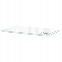 IKEA UTRUSTA PÓŁKA + WSPORNIK SZKŁO 60x37 cm 2 SZT