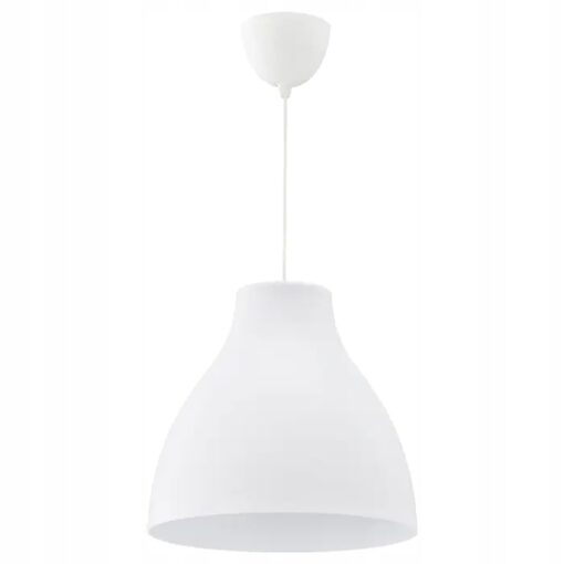 IKEA MELODI LAMPA WISZĄCA BIAŁA 38 cm