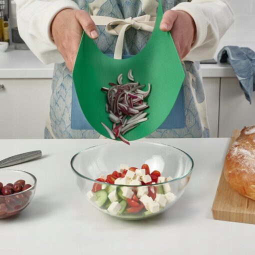 IKEA FINFORDELA Deska do krojenia plastik 2 szt. zielony/jaskrawozielony - obrazek 2