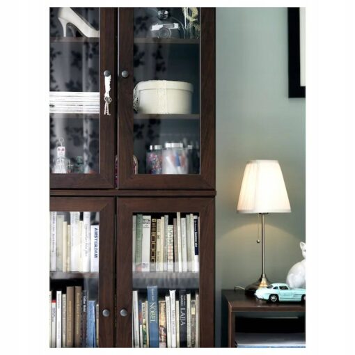 IKEA ARSTID LAMPA STOŁOWA NIKLOWANA / BIAŁA 55 cm - obrazek 5