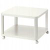 IKEA TINGBY STOLIK NA KÓŁKACH 64x45x64cm BIAŁY
