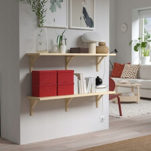 IKEA GJATTA POJEMNIK Z POKRYWKĄ AKSAMIT BRĄZ/CZERW - obrazek 5