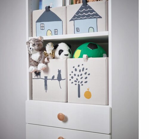 IKEA BARNDROM Pudełko, beżowy, 26x37x26 cm - obrazek 2
