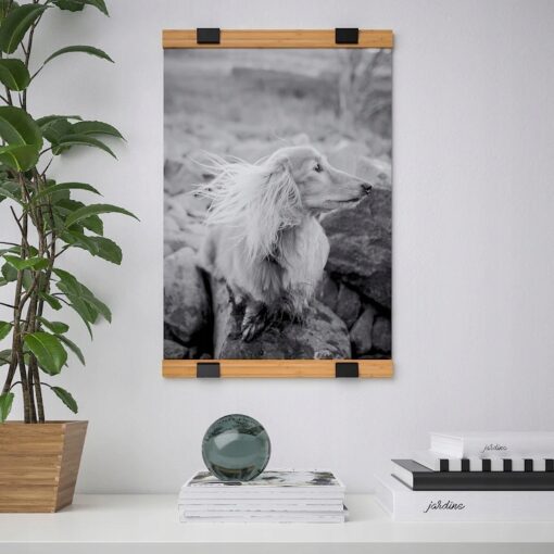 IKEA VISBACK WIESZAK DO PLAKATÓW BAMBUS 40 cm - obrazek 2