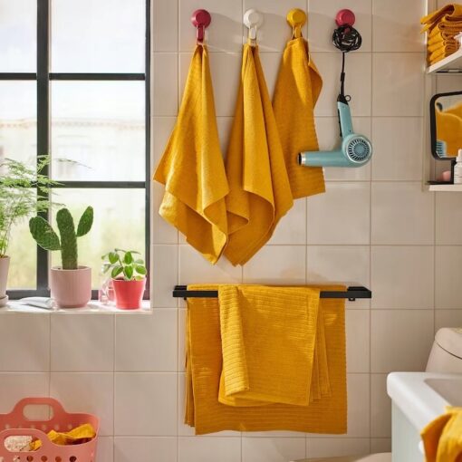 IKEA VAGSJON RĘCZNIK DO RĄK ZŁOTOŻÓŁTY 50x100 CM - obrazek 5