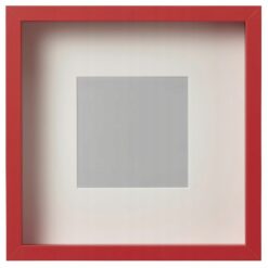 IKEA SANNAHED Ramka, czerwony, 25x25 cm