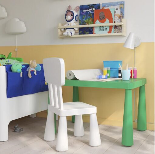 IKEA MAMMUT Stolik dziecięcy, do wewnątrz/na zewnątrz/, 77x55 cm - obrazek 3