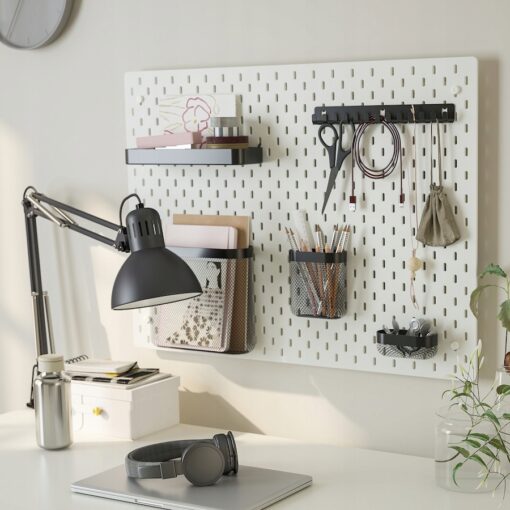 IKEA SKADIS POJEMNIKI DO TABLICY PERFOROWANEJ 3szt, czarny - obrazek 4
