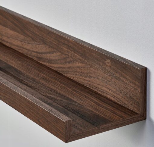 IKEA MOSSLANDA PÓŁKA NA ZDJĘCIA - orzech, 55 cm - obrazek 2