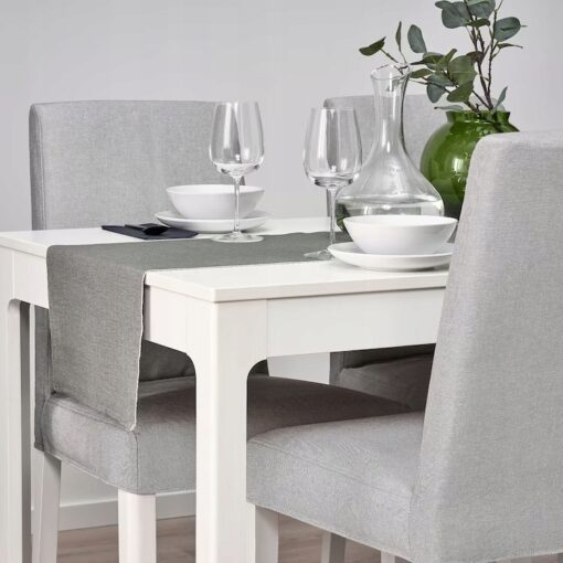 IKEA SVARTSENAP BIEŻNIK NA STÓŁ SZARY 35x130 CM - obrazek 6