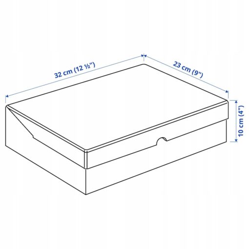 IKEA VATTENTRAG Pudełko z pokrywką 32x23x10 cm - obrazek 5