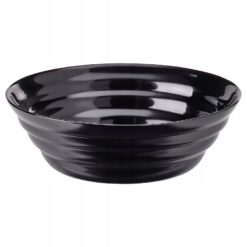 IKEA NATBARB Talerz miseczka czarna 14 cm