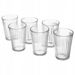 SZKLANKA ZESTAW SZKLANEK 6 SZTUK SZKŁO 310 ML