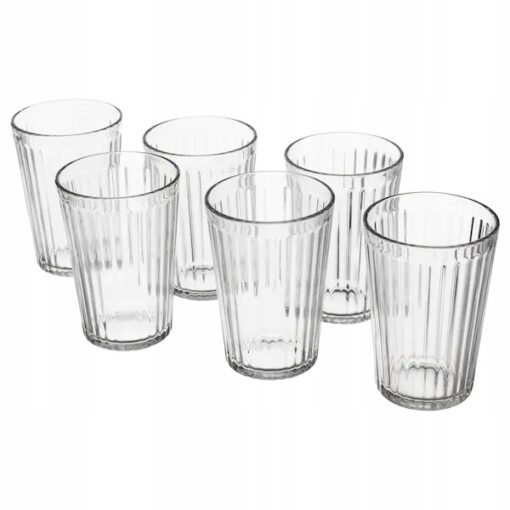 SZKLANKA ZESTAW SZKLANEK 6 SZTUK SZKŁO 310 ML