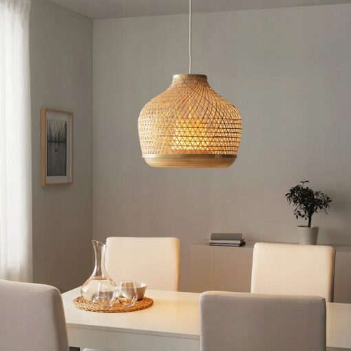 IKEA MISTERHULT LAMPA WISZĄCA BAMBUS 45 cm - obrazek 3