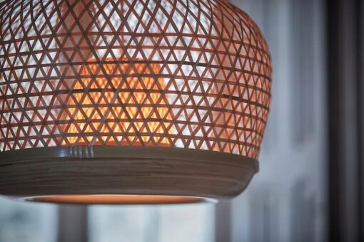 IKEA MISTERHULT LAMPA WISZĄCA BAMBUS 45 cm - obrazek 6