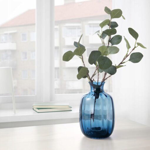 IKEA TONSATTA Wazon, niebieski, 21 cm - obrazek 2