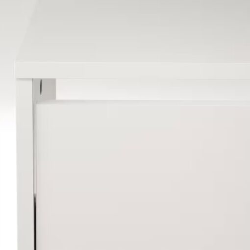 IKEA BISSA SZAFKA NA BUTY Z 2 PRZEGRODAMI BIAŁA - obrazek 3