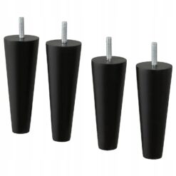 IKEA STRANDMON NOGA DO FOTELA 17cm CZARNY 4 SZTUKI