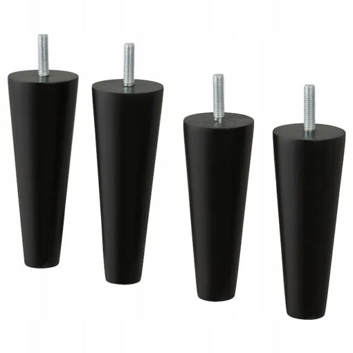 IKEA STRANDMON NOGA DO FOTELA 17cm CZARNY 4 SZTUKI