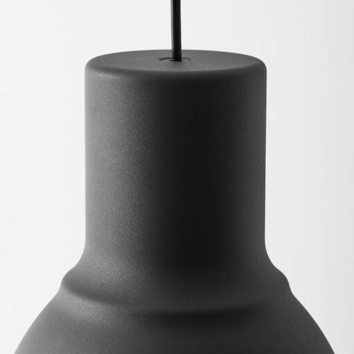 IKEA HEKTAR LAMPA WISZĄCA CIEMNA SZARA 22 cm - obrazek 4