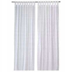 IKEA MATILDA FIRANKA BIAŁA 60x120 CM 1 SZTUKA PRZEZROCZYSTA