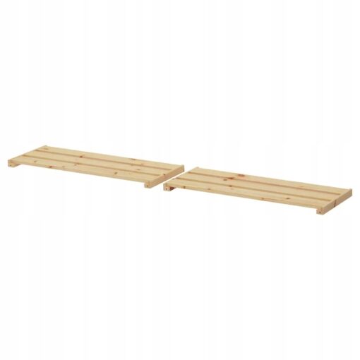 IKEA HEJNE PÓŁKA SUROWE DREWNO 77x28 cm 2 SZTUKI