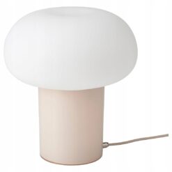 LAMPA STOŁOWA DEJSA BEŻ / OPALOWA BIEL 28 cm