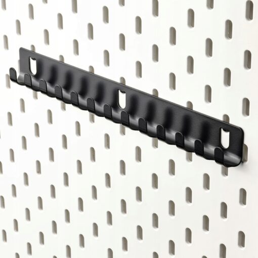 IKEA SKADIS WIESZAK DO TABLICY PERFOROWANEJ 3x28cm, CZARNY - obrazek 2