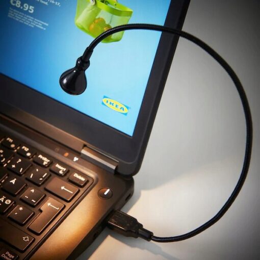 LAMPKA LED USB LAMPA DO LAPTOPA CZARNA NA PREZENT - obrazek 3