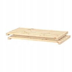 IKEA HEJNE PÓŁKA Z LITEJ SOSNY 77x47 CM 2 SZT.