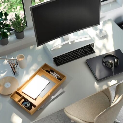 IKEA ELLOVEN PODSTAWKA POD MONITOR Z SZUFLADĄ - obrazek 7