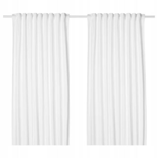 IKEA TIBAST ZASŁONA BIAŁY 145X300 2SZT