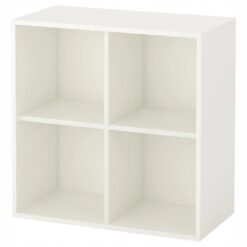 SZAFKA EKET 4 PRZEGRODY BIAŁY KOLOR 70x35x70 CM