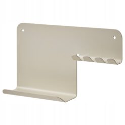 IKEA HAVREKROSS Organizer ścienny z haczykami, jasny szarobeżowy, 23x13 cm