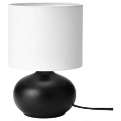 LAMPA STOŁOWA TVARFOT CZARNA / BIAŁA