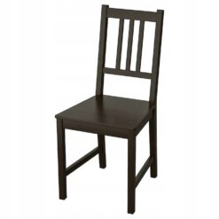 IKEA STEFAN KRZESŁO DO JADALNI BRĄZOWE / CZARNE