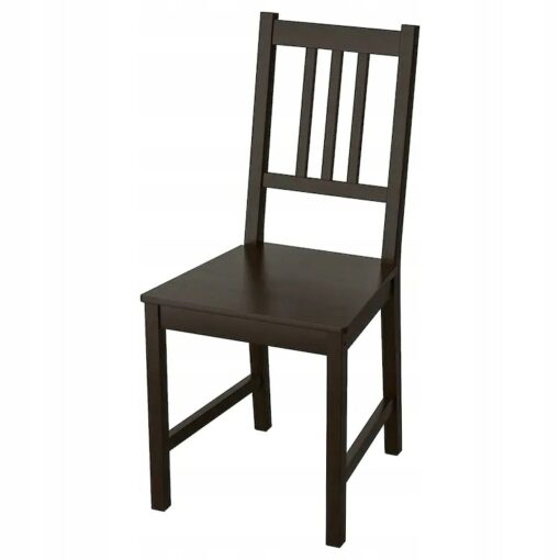 IKEA STEFAN KRZESŁO DO JADALNI BRĄZOWE / CZARNE