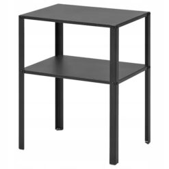 IKEA KNARREVIK Stolik nocny, czarny, 37x28 cm