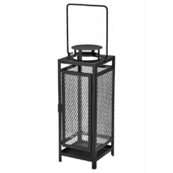 IKEA BERGGRAN Latarenka na świece kolumnowe,antracyt,34 cm