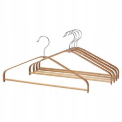 IKEA HOSVANS wieszaki na ubrania 5 szt. bambusowe