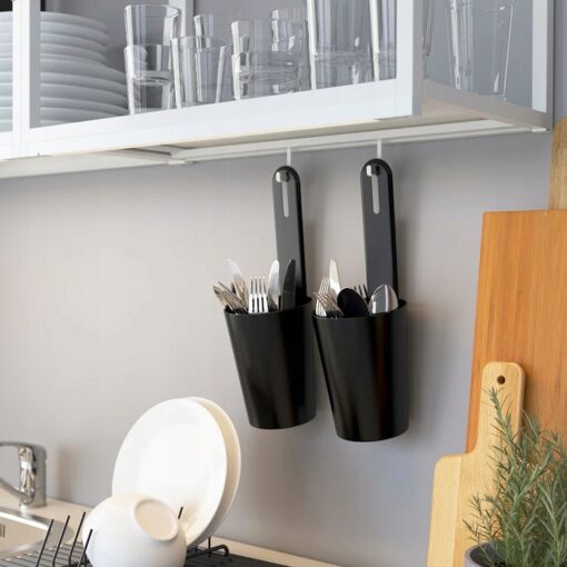 IKEA ENHET SZYNA NA HACZYKI DO SZAFKI BIAŁY 37 cm - obrazek 2