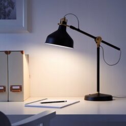 IKEA RANARP LAMPA LAMPKA BIURKOWA CZARNY