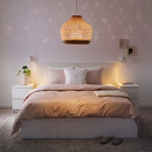 IKEA MISTERHULT LAMPA WISZĄCA BAMBUS 45 cm - obrazek 2