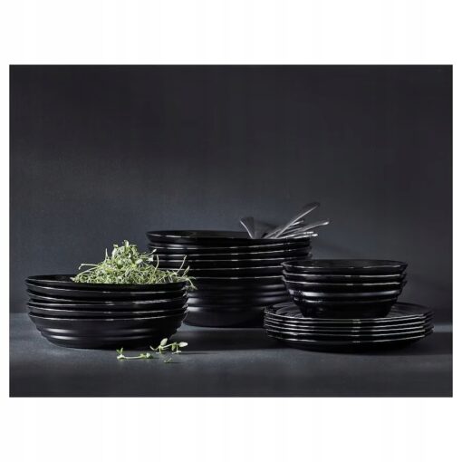 IKEA NATBARB Talerz miseczka czarna 14 cm - obrazek 6