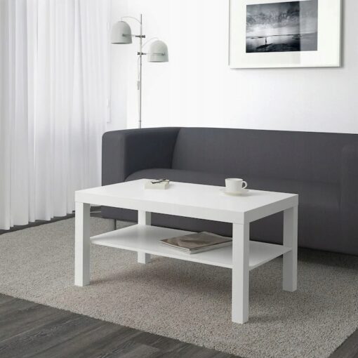 IKEA LACK STOLIK KAWOWY ŁAWA BIAŁY 90x55 cm - obrazek 4