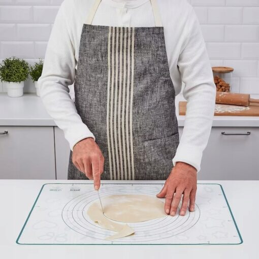 IKEA BAKTRADITION MATA SILIKONOWA BIAŁA / TURKUS - obrazek 3