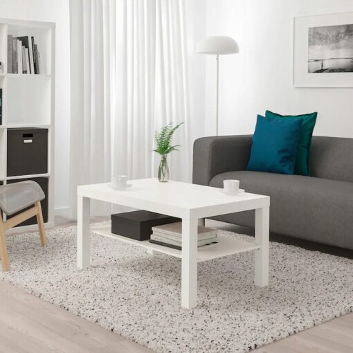 IKEA LACK STOLIK KAWOWY ŁAWA BIAŁY 90x55 cm - obrazek 2
